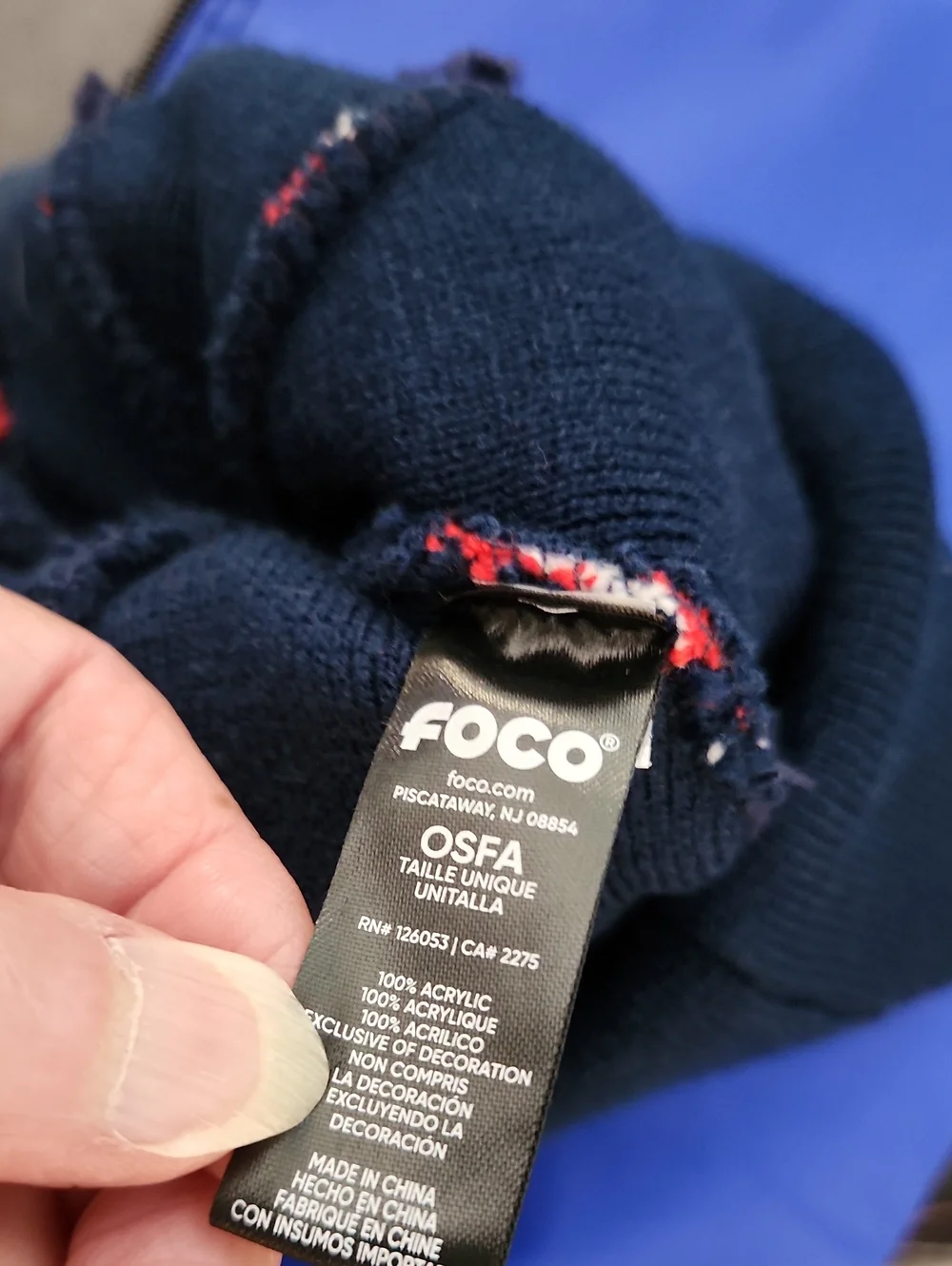 FOCO NFL Patriots Knit Hat